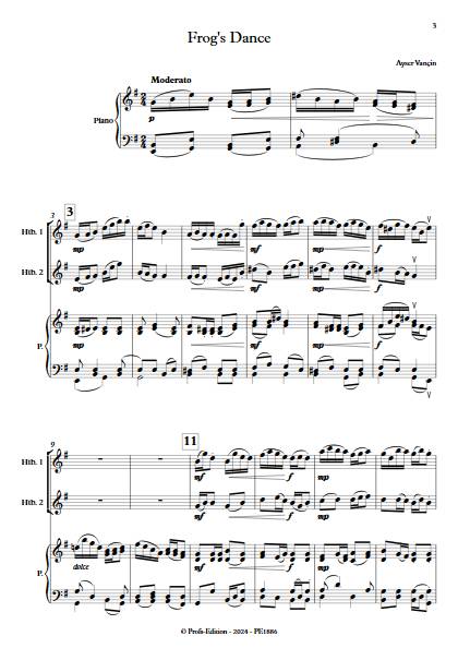 Frog's Dance - Trio Hautbois Piano - VANCIN A. - Partition