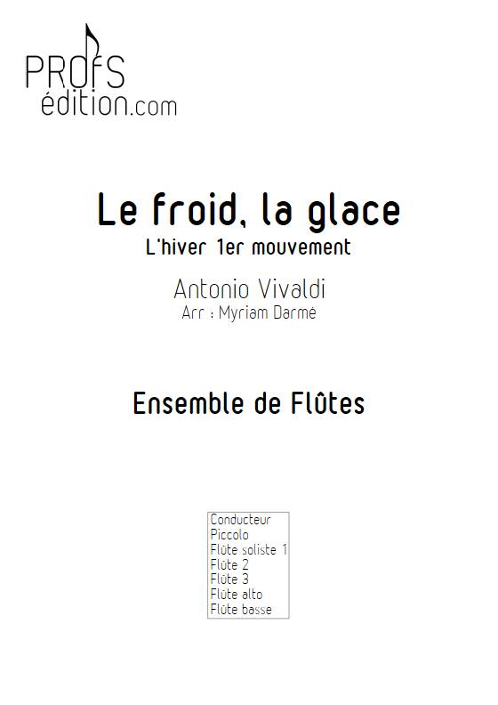 Froid et glace - Ensemble de Flûtes - VIVALDI A. - page de garde