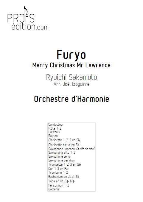 Furyo - Orchestre d'Harmonie - SAKAMOTO R. - page de garde