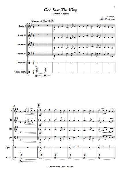 God Save The King - Ensemble Variable - ANONYME - app.scorescoreTitle