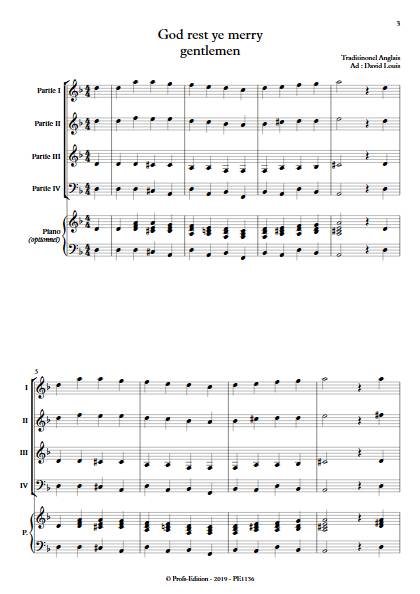 God rest ye merry gentlemen - Ensemble Variable - TRADITIONNEL ANGLAIS - app.scorescoreTitle