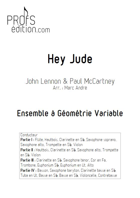 Hey Jude - Ensemble Variable - MCCARTNEY P. - page de garde