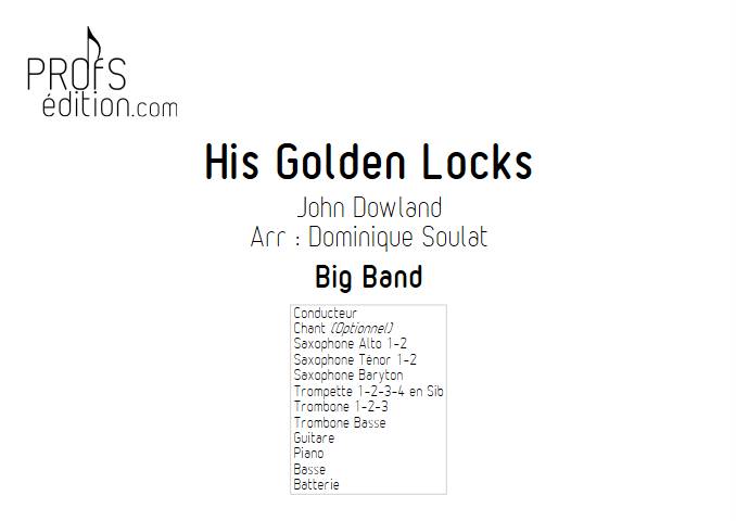 His Golden locks - Big Band - SOULAT D. - page de garde