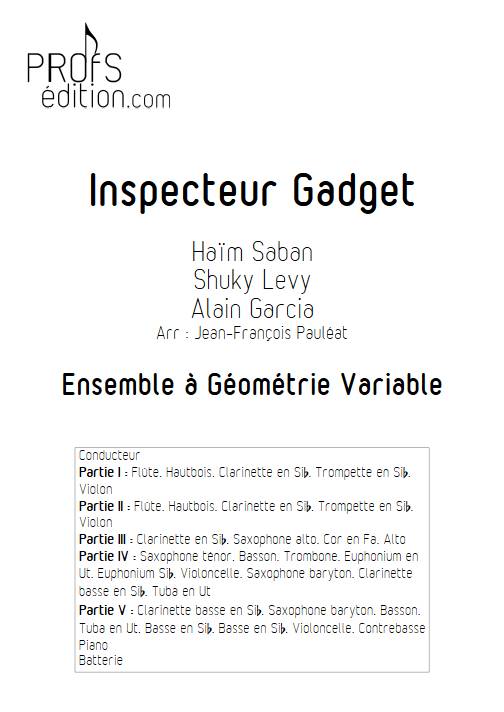 inspecteur Gadget - Ensemble Variable - SABAN H. - page de garde