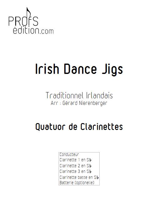 Irish Dance Jigs - Quatuor de Clarinettes - TRADITIONNEL IRLANDAIS - page de garde