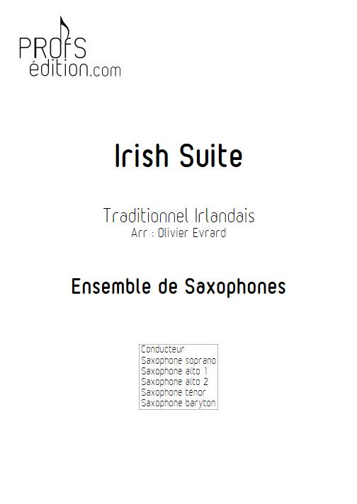 Irish suite ensemble - Ensemble de Saxophones - TRADITIONNEL IRLANDAIS - page de garde