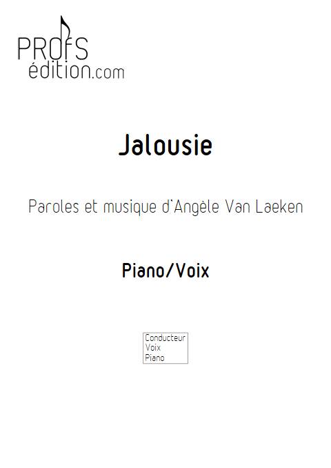 Jalousie - Piano Voix - ANGELE - page de garde