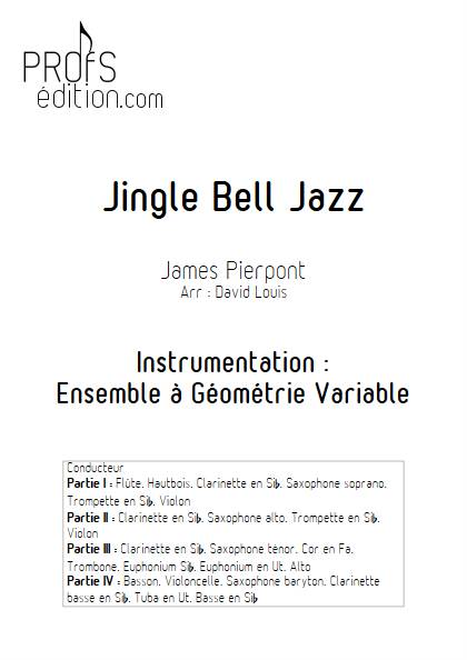 Jingle Bell Jazz - Ensemble Variable - PIERPONT J. - page de garde