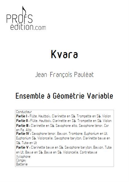 Kvara - Ensemble Variable - PAULEAT J. F. - page de garde