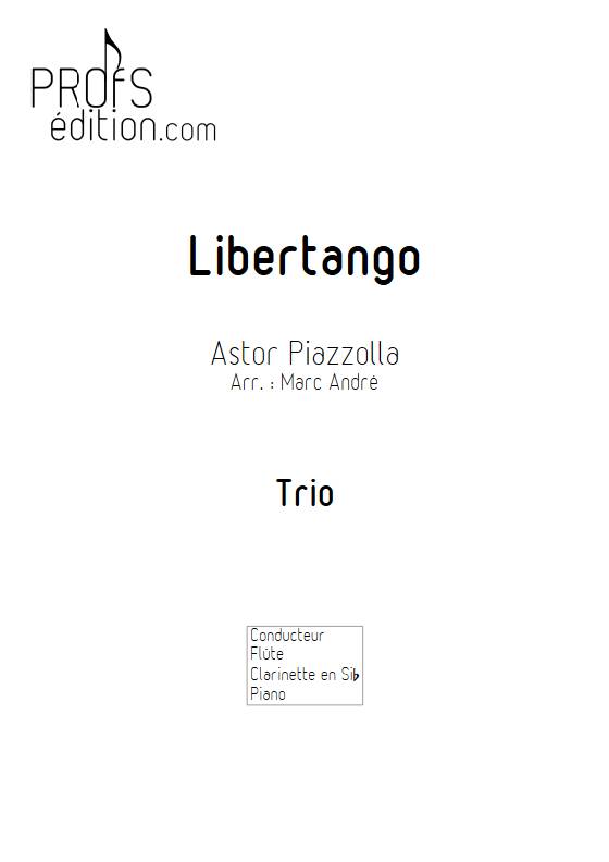 Libertango - Trio - PIAZZOLLA A. - page de garde