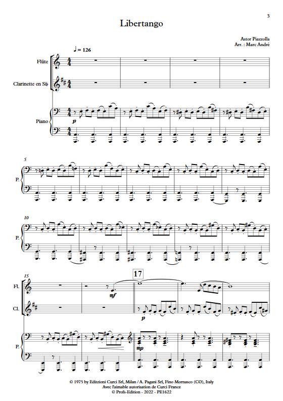 Libertango - Trio - PIAZZOLLA A. - app.scorescoreTitle