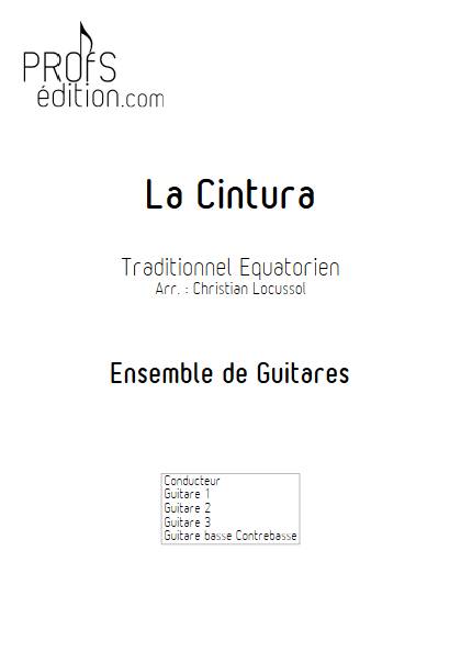La Cintura - Ensemble de Guitares - TRADITIONNEL EQUATORIEN - page de garde