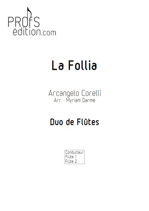 La Follia - Duo de Flûtes - CORELLI A. - page de garde
