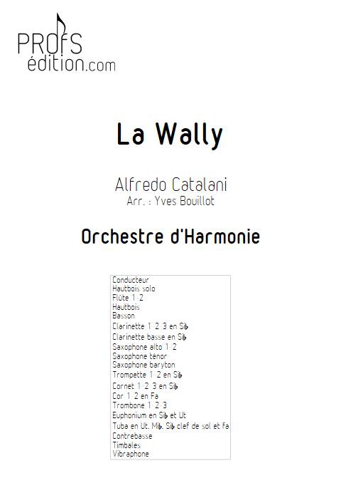 La Wally - Orchestre d'harmonie - CATALANI A. - page de garde