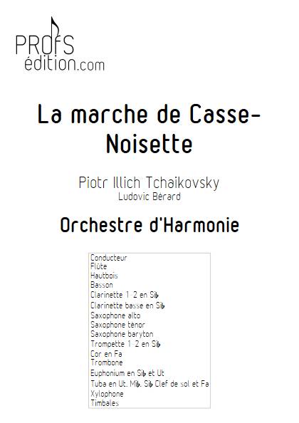 La marche de Casse-Noisette - Orchestre d'Harmonie - TCHAIKOVSKY P. I. - page de garde