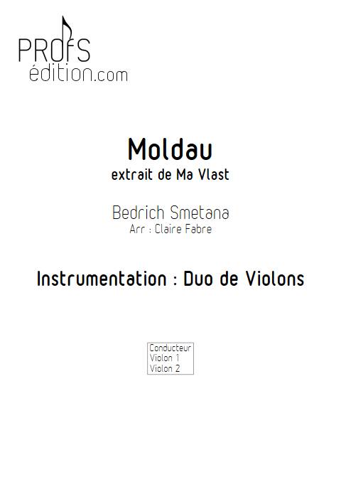 La moldeau - Duo de Violons - SMETANA B. - page de garde