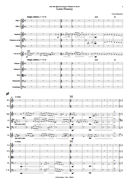 Latin Fantasy - Ensemble Symphonique - MASQUELIER F. - app.scorescoreTitle