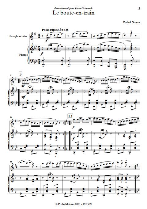 Le Boute-en-train - Saxophone & Piano - NOWAK M. - app.scorescoreTitle