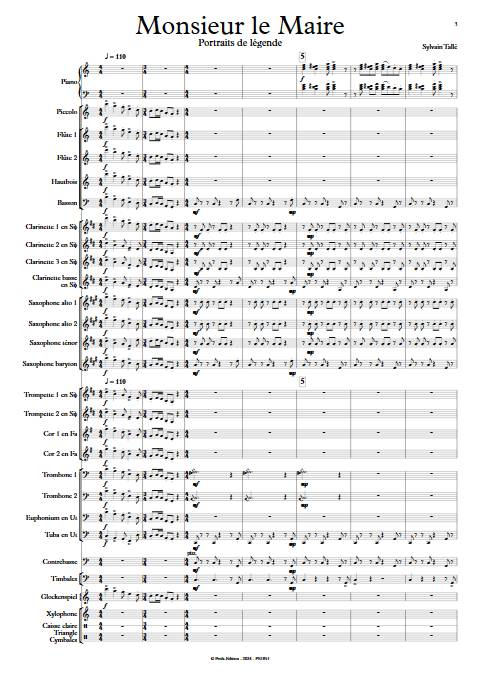 Le Maire - Orchestre d'harmonie - TALLE S. - app.scorescoreTitle