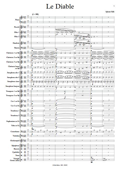 Le diable - Orchestre d'harmonie - TALLE S. - app.scorescoreTitle
