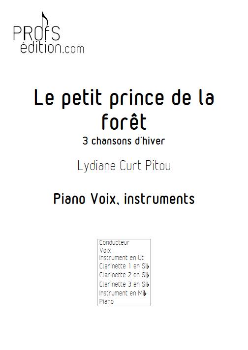 Le petit prince de la forêt - Piano Voix Instrument - CURT PITOU L. - page de garde
