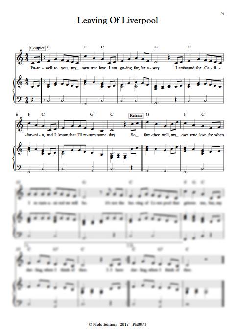 Leaving of Liverpool - Piano Voix - TRADITIONNEL ECOSSAIS - app.scorescoreTitle