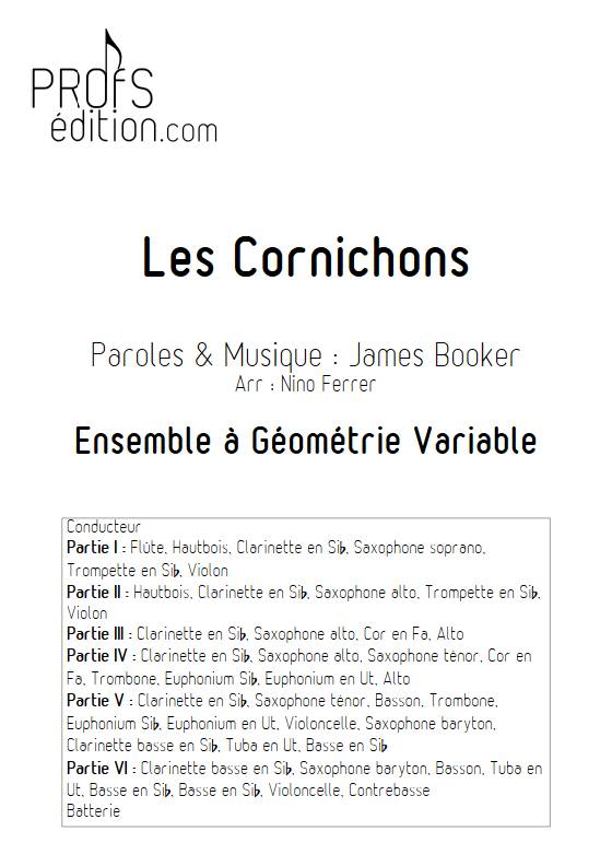 Les Cornichons - Ensemble Variable - BOOKER J. - page de garde