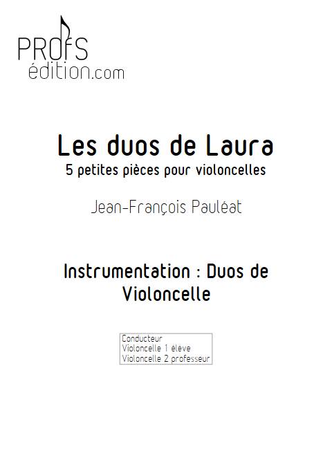 Les duos de Laura - Duo de Violoncelles - PAULEAT J.F. - page de garde