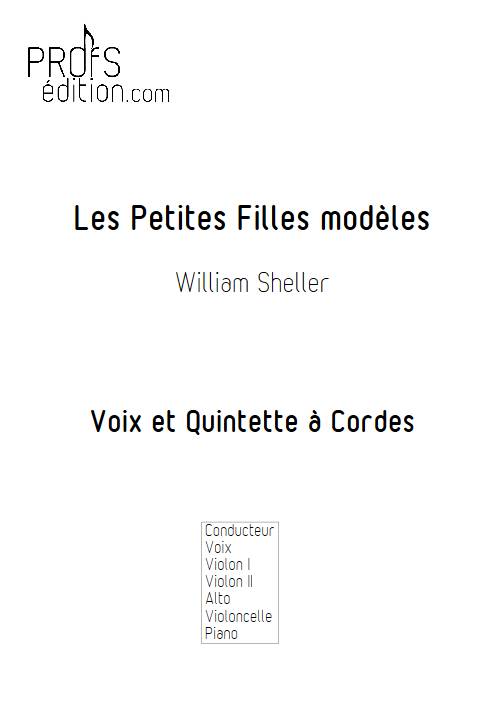 Les Petites Filles modèles - Chant et Quintette à Cordes - SHELLER W. - page de garde