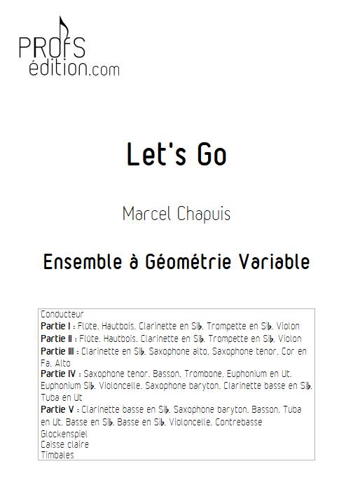 Let's go - Ensemble Variable - CHAPUIS M. - page de garde