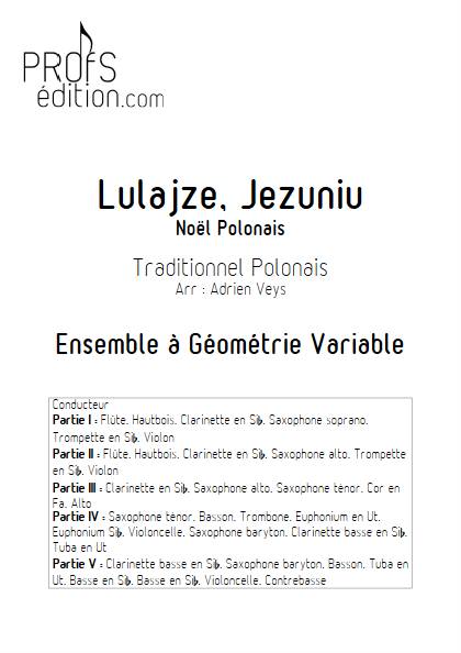 Lulajze, Jezuniu - Ensemble Variable - TRADITIONNEL POLONAIS - page de garde