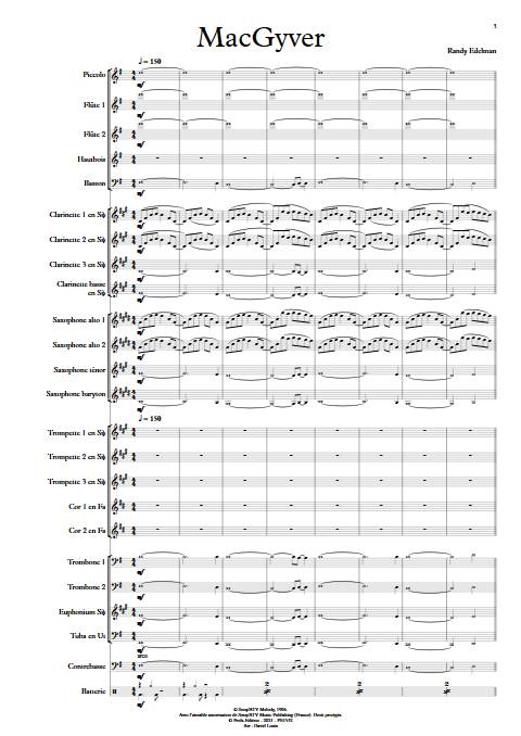 MacGyver - Orchestre d'Harmonie - EDELMAN R. - app.scorescoreTitle