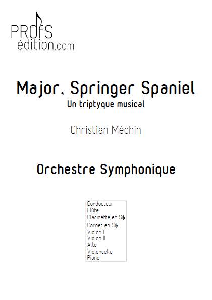 Major Springer Spaniel un triptyque musical - page de garde