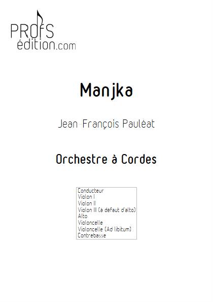Manjka - Orchestre à cordes - PAULEAT J. F. - page de garde