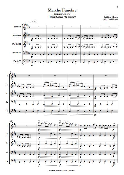 Marche Funèbre Op. 35 - Ensemble Variable - CHOPIN F. - app.scorescoreTitle