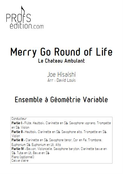 Merry go round of life (Le chateau ambulant) - Ensemble Variable - HISAISHI J. - page de garde