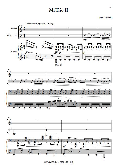 Mi Trio II - Trio cordes - LIBOUREL L. - Partition