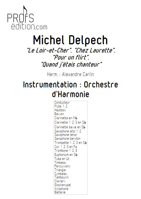 Michel Delpech - Orchestre d'Harmonie - DIVERS - page de garde