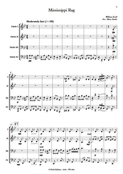 Mississippi Rag - Ensemble Variable - KRELL W. - app.scorescoreTitle