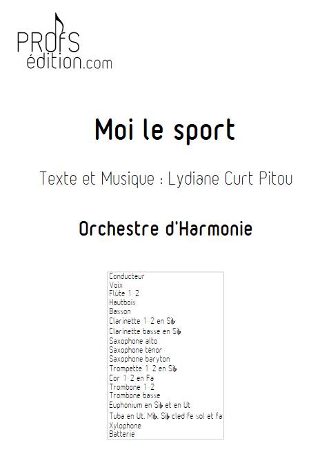 Moi le sport - orchestre d'harmonie - CURT PITOU L. - page de garde