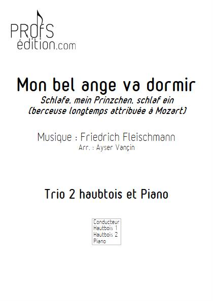 Mon bel ange va dormir - Trio 2 hautbois et piano - FLEISCHMANN F. - page de garde