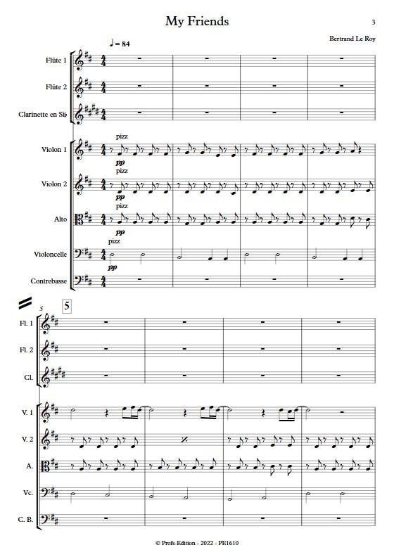 My Friends - Orchestre symphonique - LE ROY B. - app.scorescoreTitle
