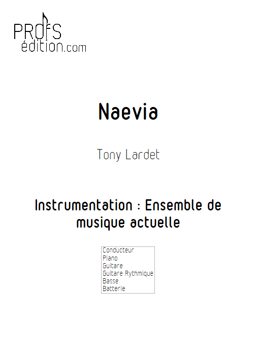 Naevia - Musique Actuelle - LARDET T. - page de garde