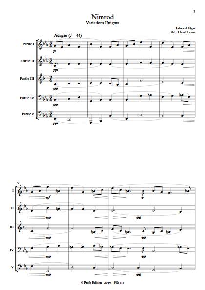Nimrod - Ensemble Variable - ELGAR E. - app.scorescoreTitle