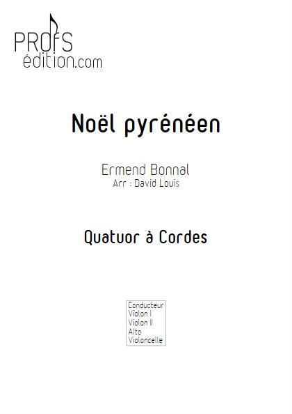 Noël Pyrénéen - Quatuor à Cordes - BONNAL E. - page de garde