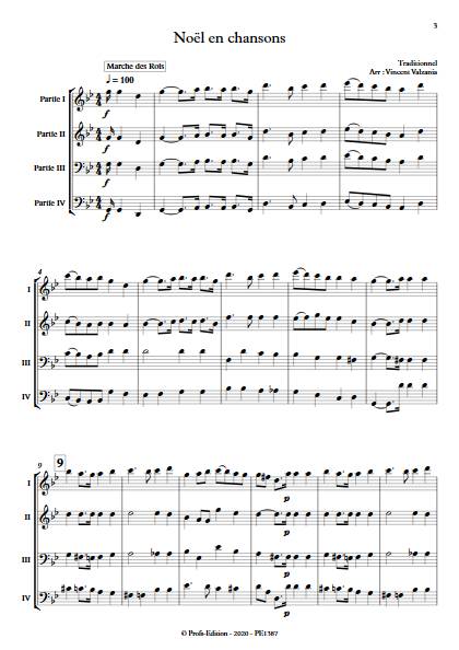 Noël en chansons - Ensemble Variable - TRADITIONNEL FRANCAIS - app.scorescoreTitle