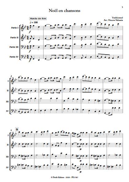 Noël en chansons - Ensemble Variable - TRADITIONNEL FRANCAIS - Partition