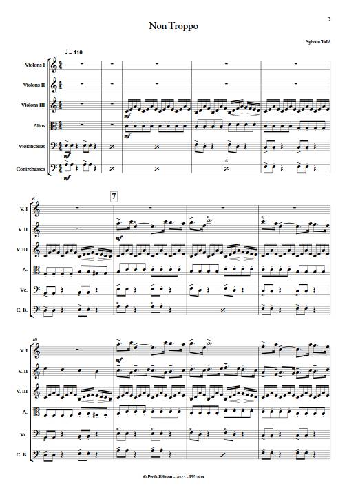 Non Troppo - Orchestre à Cordes - TALLE S. - app.scorescoreTitle