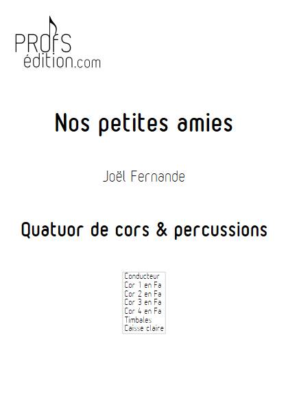 Nos petites amies - Quatuor de cors - FERNANDE J. - page de garde