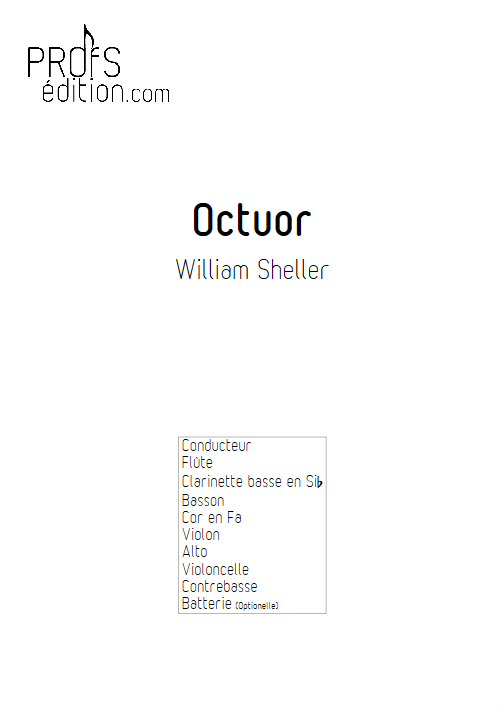 Octuor - SHELLER W. - page de garde